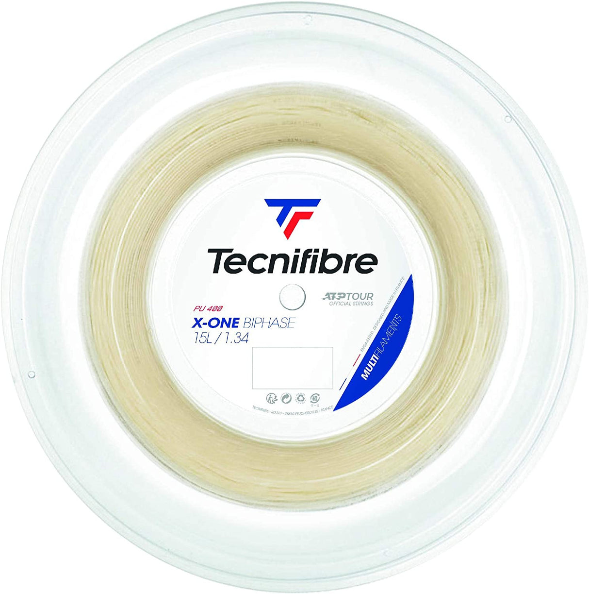 Tecnifibre X-ONE BIPHASE 1.34mm 200m Reel