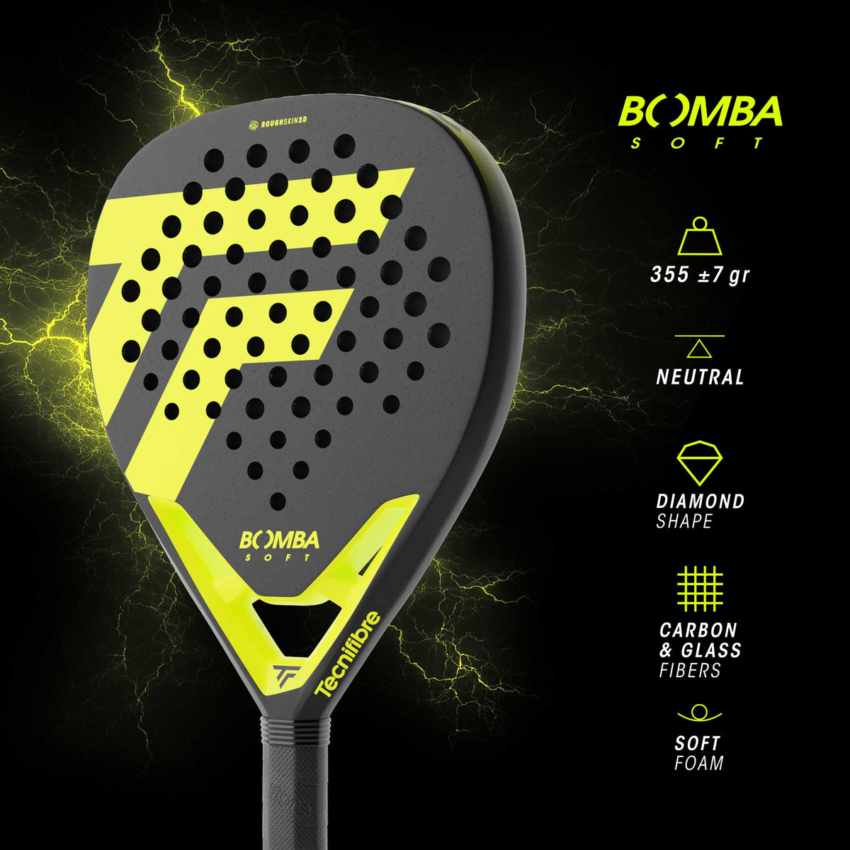 Tecnifibre BOMBA SOFT Padel Racquet