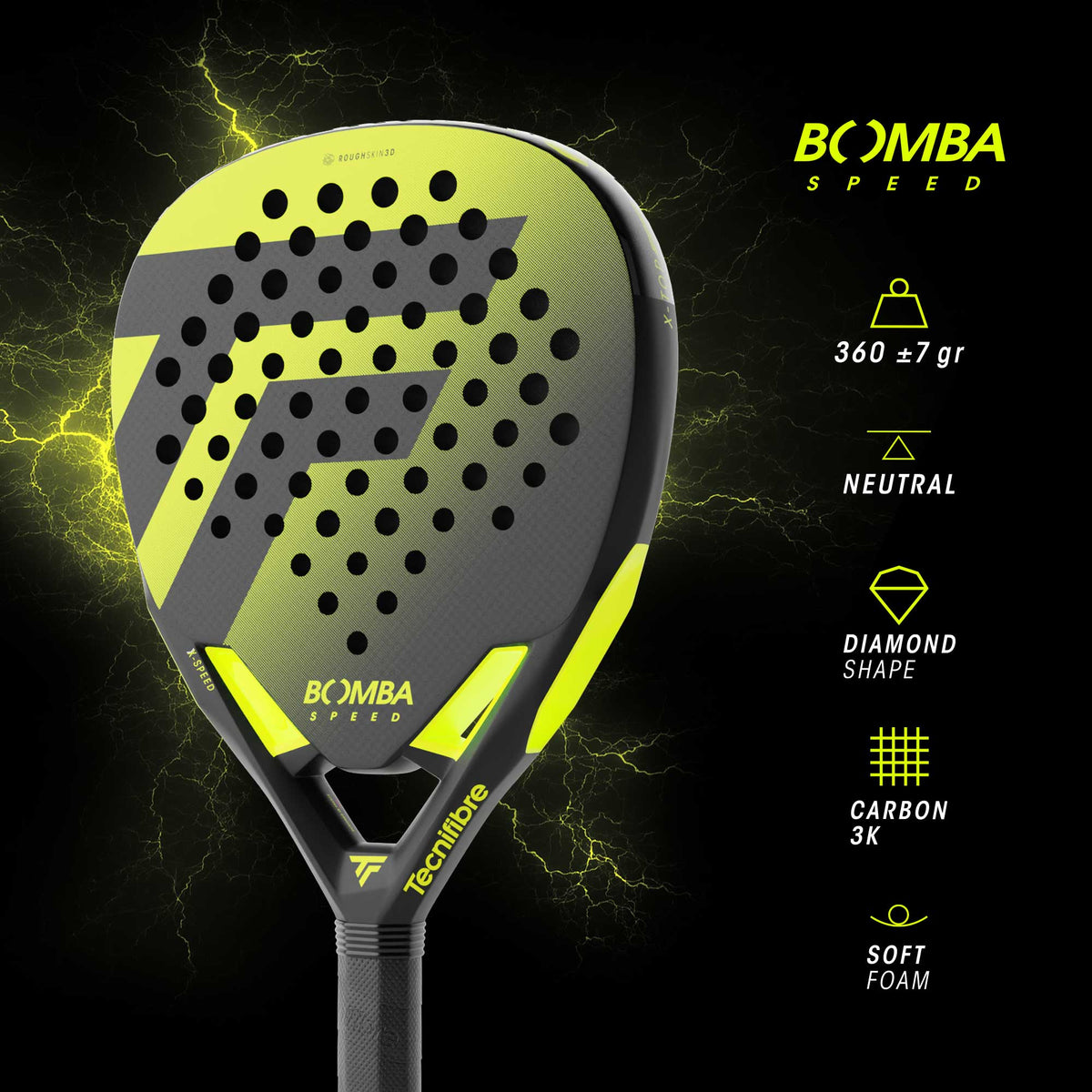 Tecnifibre BOMBA SPEED Padel Racquet