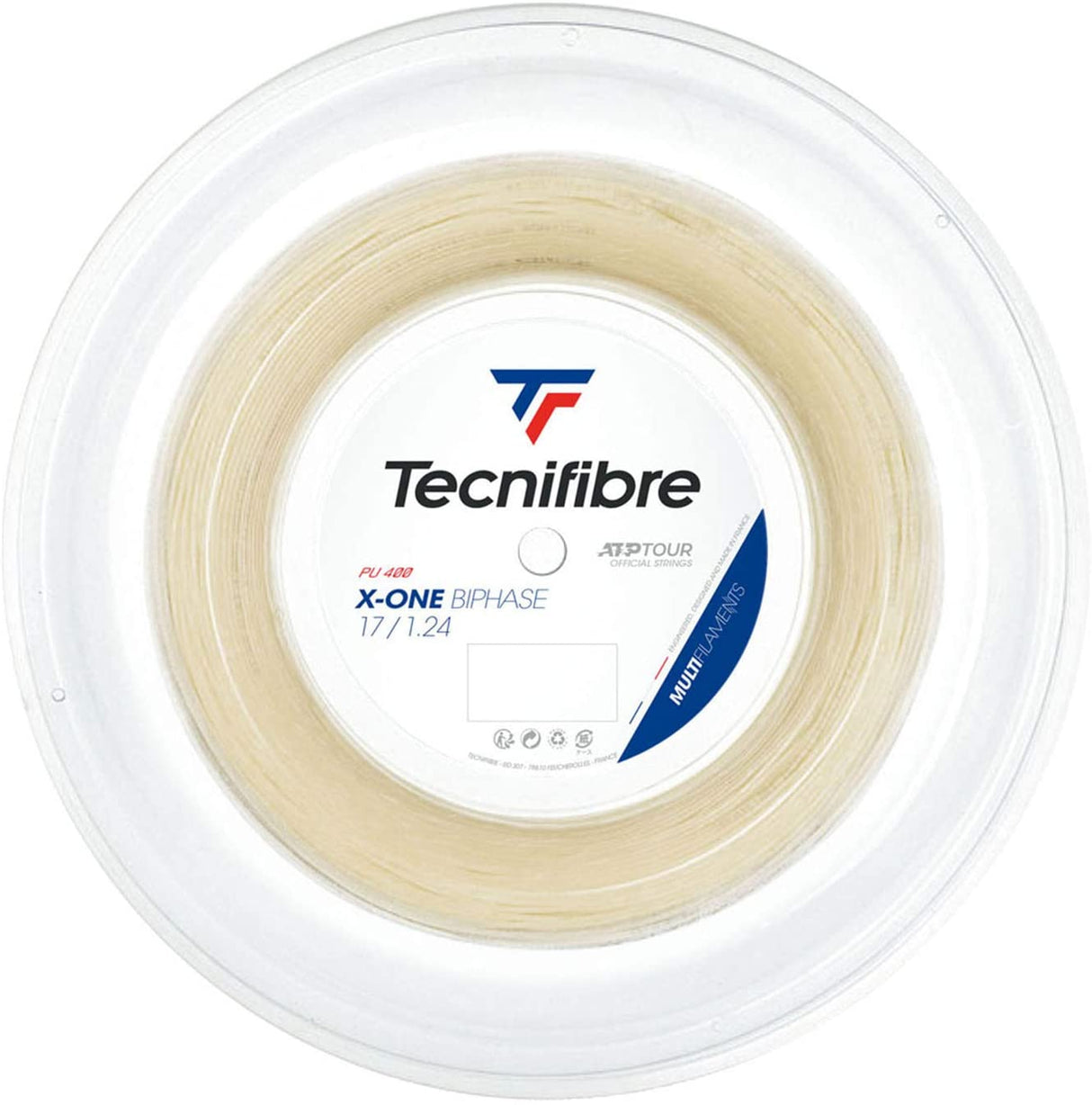 Tecnifibre X-ONE BIPHASE 1.24mm 200m Reel