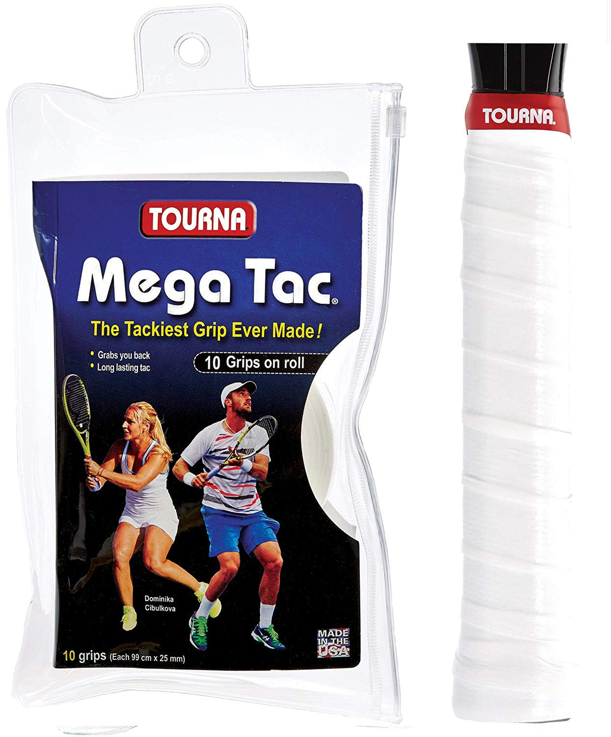 Tourna MEGA TAC XL Overgips 10 Pack