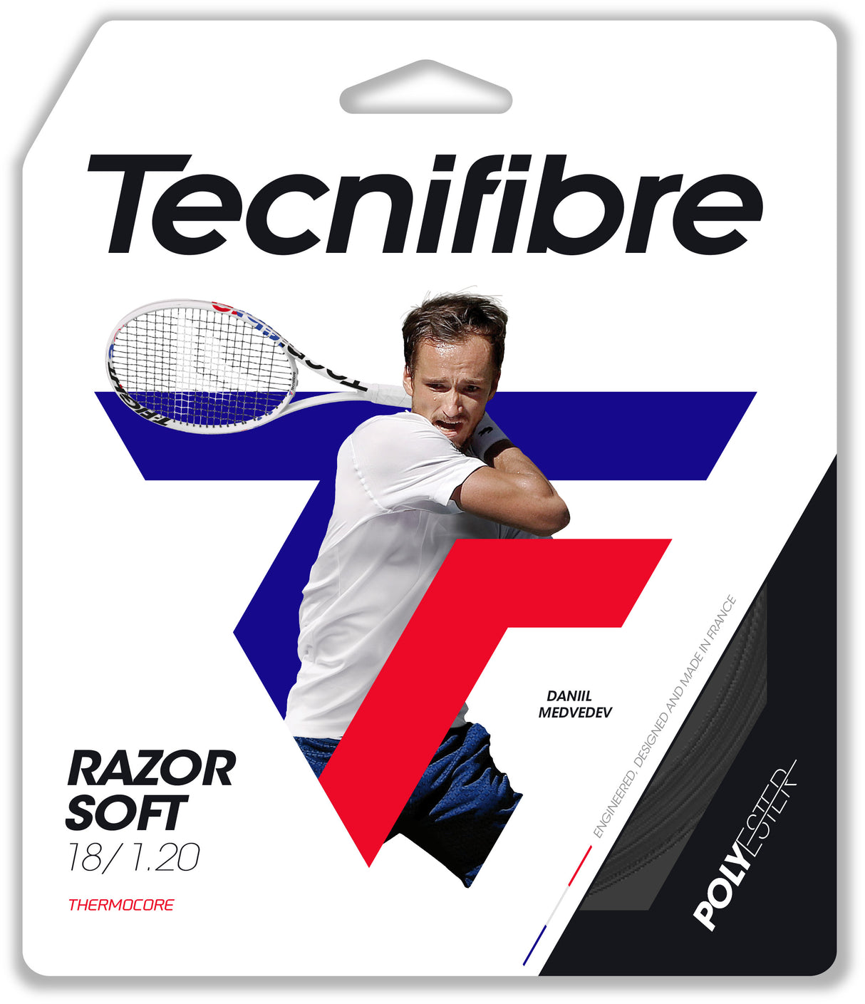 Tecnifibre RAZOR SOFT BLACK 1.20mm 12m Set