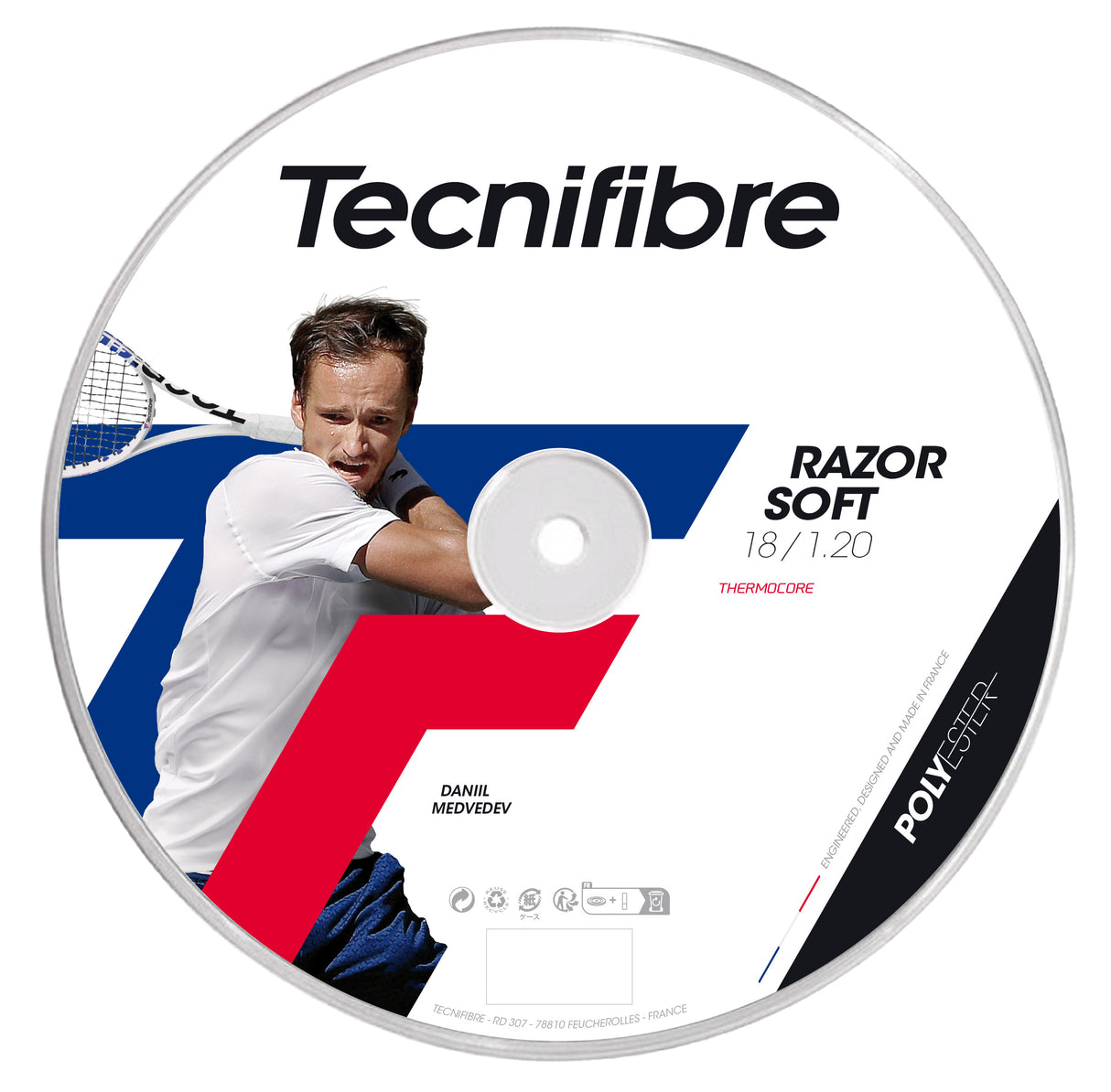 Tecnifibre RAZOR SOFT 1.20mm 200m Reel