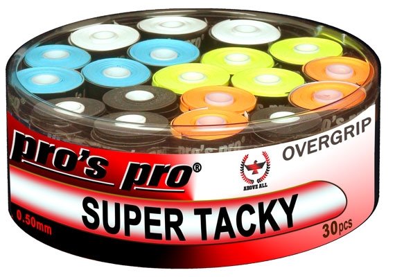 Pros Pro SUPER TACKY Overgips 30 Pack