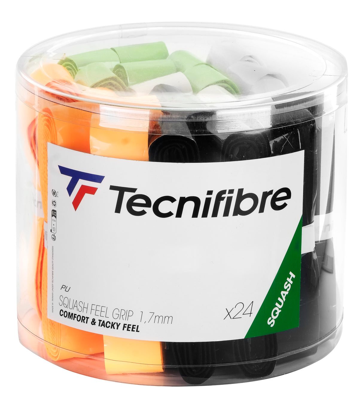 Tecnifibre SQUASH FEEL Grips 24 Pack