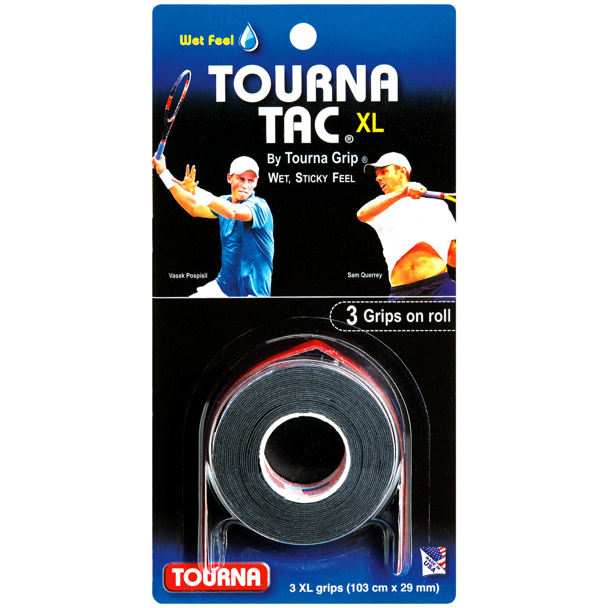 Tourna TAC XL Overgips 3 Pack