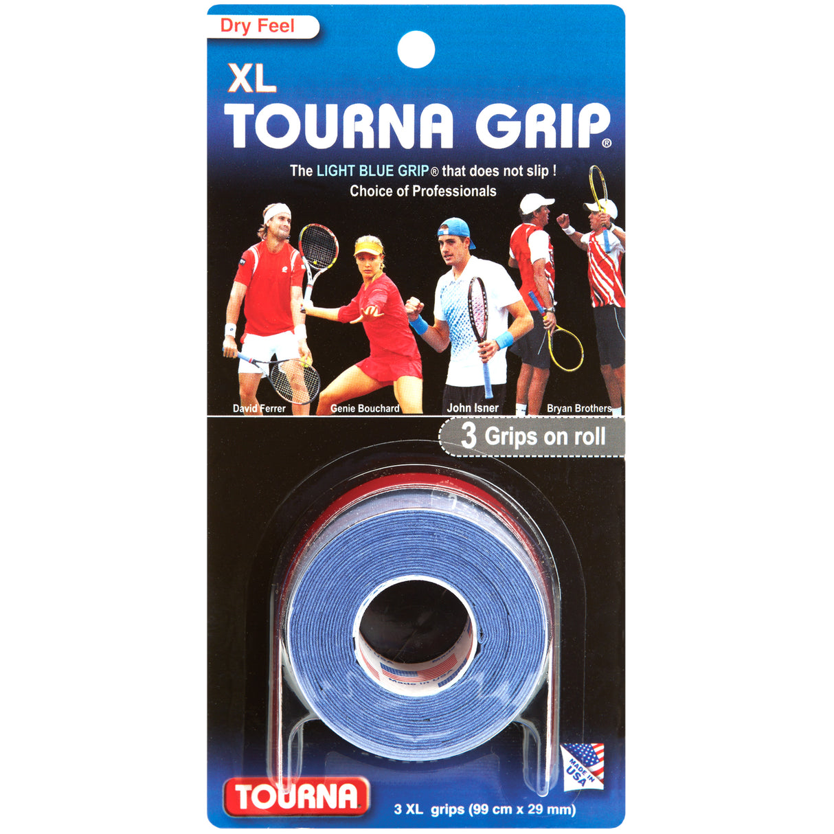 Tourna ORIGINAL XL Overgips 3 Pack